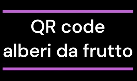 qr code alberi da frutto