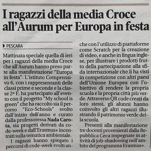 articolo sulla B. Croce